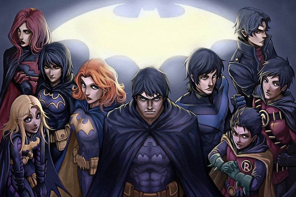 Batman Robin Batgirl Comics Poster