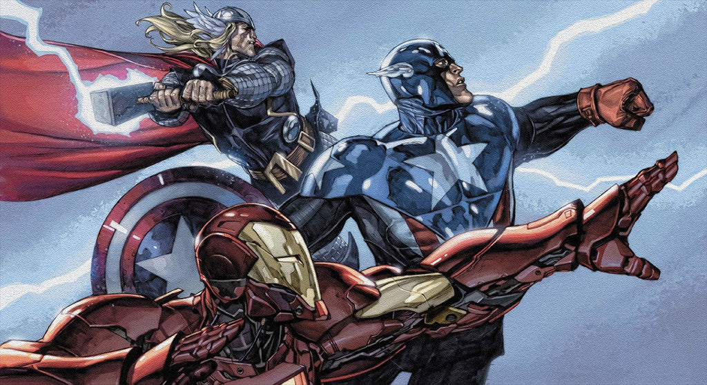 Thor Captain America Iron Man Comics Poster – My Hot Posters