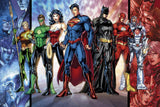 Justice League Superman Batman Green Lantern Comics Poster