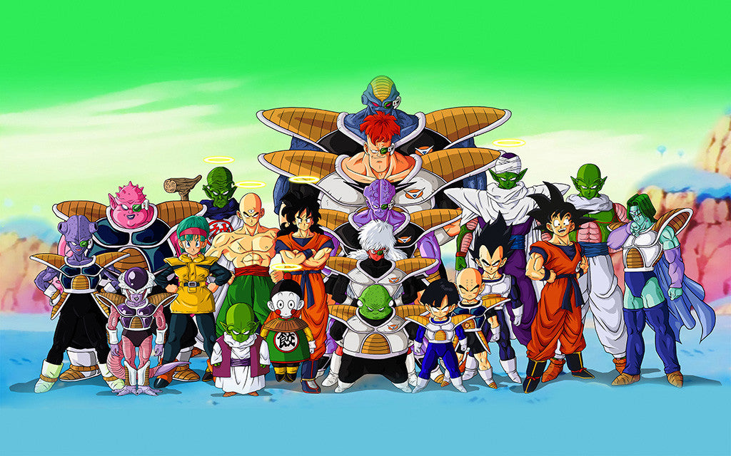 Dragon Ball Z All Characters Anime Poster