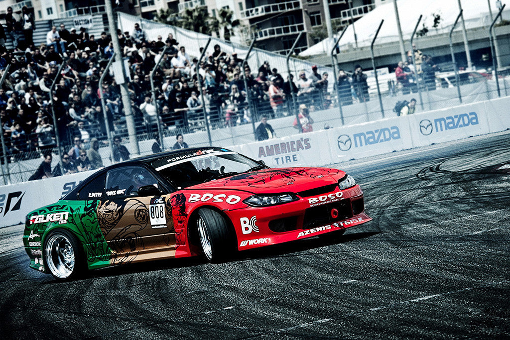 Nissan Silvia S15 Drift Sport Car Poster