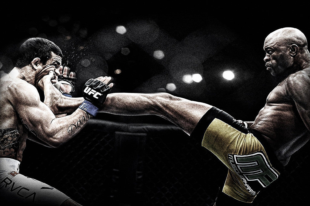 Anderson Silva Vitor Belfort MMA Poster