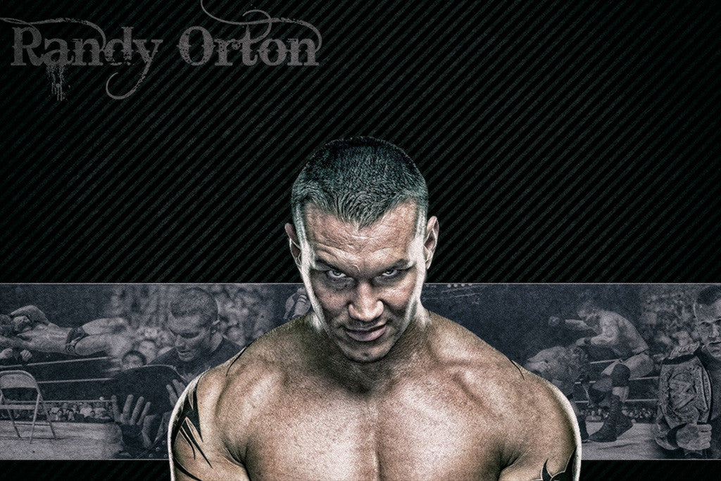 Randy Orton Wrestler Fighter WWE Poster