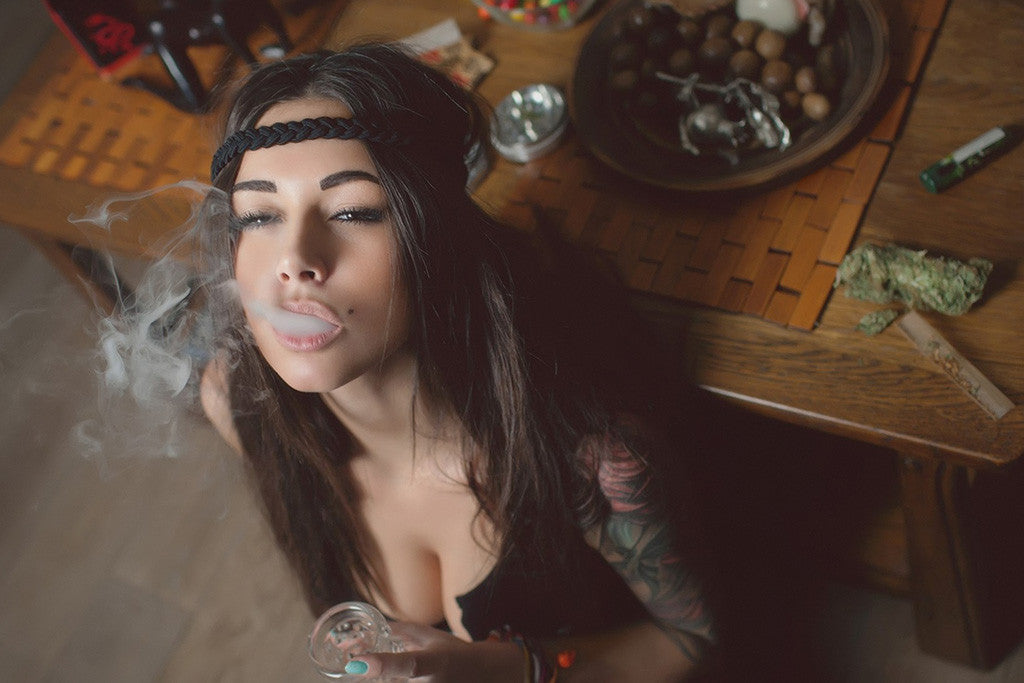 Diana Melison Marijuana Smoking Hot Girl Poster