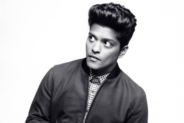 Bruno Mars Black Black-White Music Poster – My Hot Posters