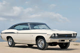 Chevrolet Chevelle Yenko Sc 427 1969 Old Retro Muscle Car Poster