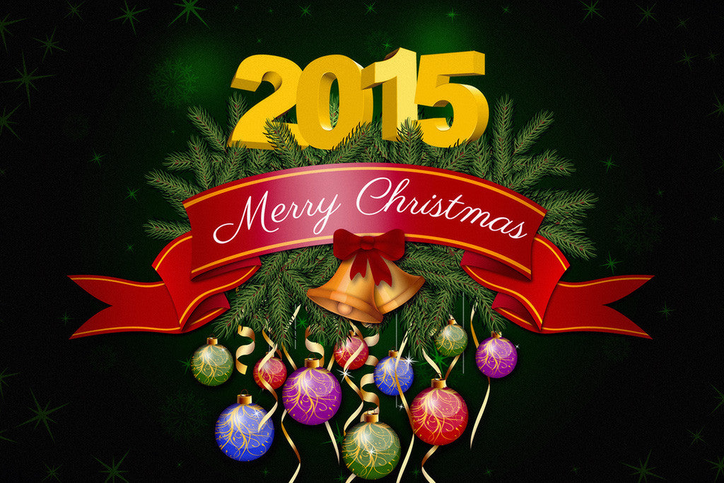 Merry Christmas 2015 Holiday Poster