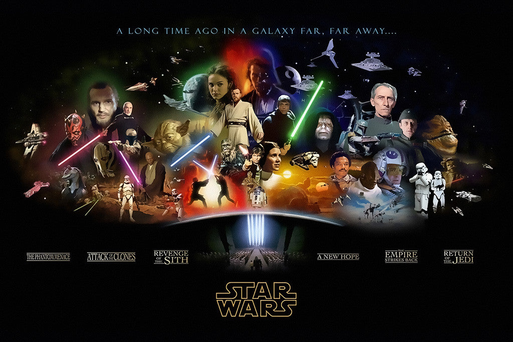 Zich verzetten tegen Krijt begrijpen Star Wars Movie Poster – My Hot Posters