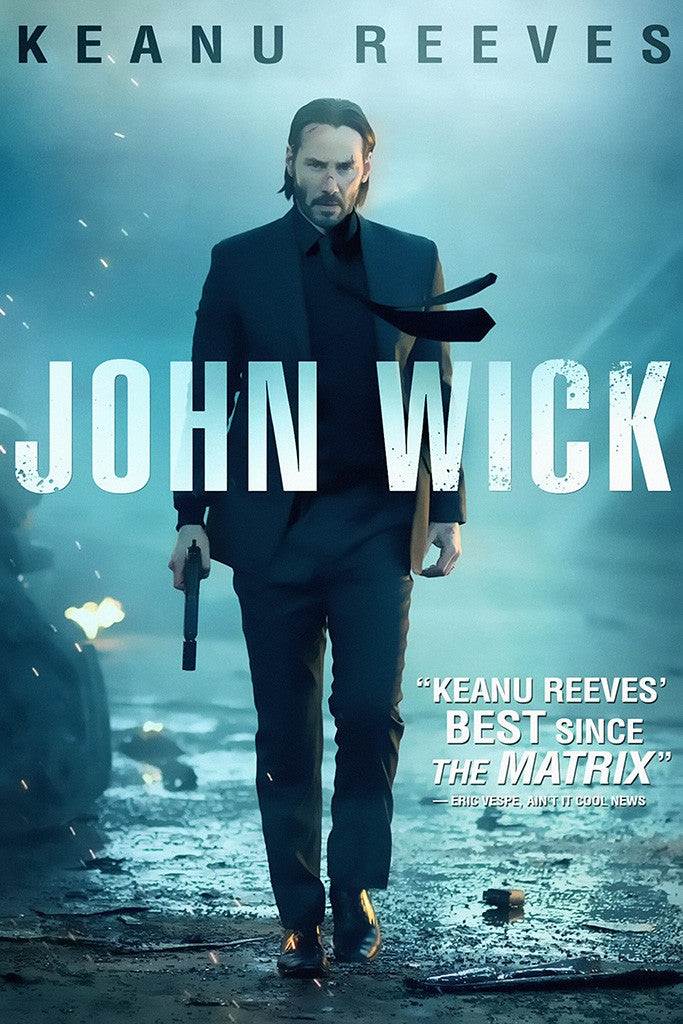 John Wick Keanu Reeves Movie Poster