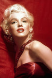 Marilyn Monroe in Red Poster