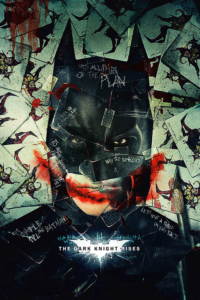 Batman Rises Posters Batman Dark Knight Rises Plakat