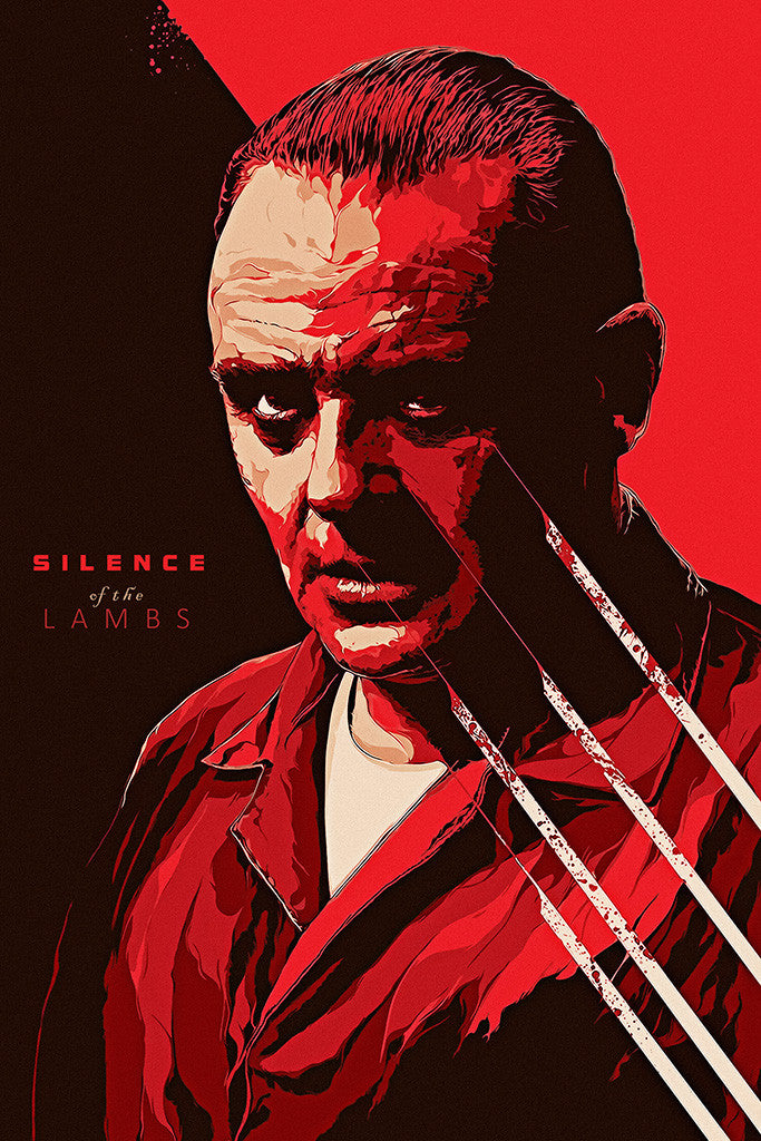 Silence Of The Lambs Art Poster