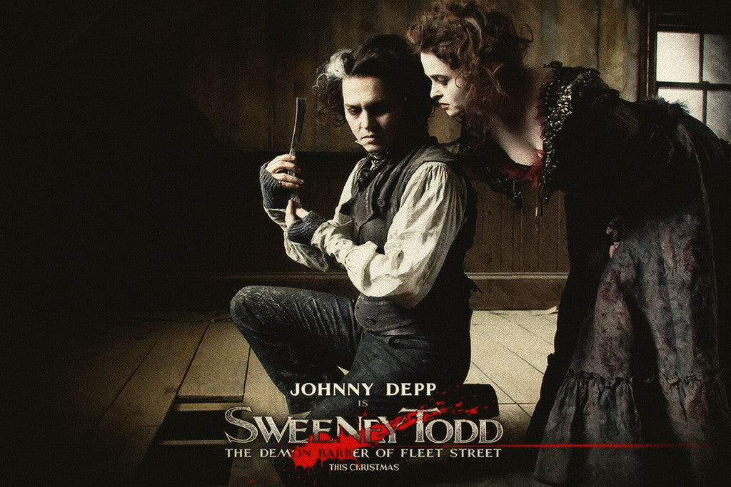 Johnny Depp Sweeney Todd The Demon Barber Of Fleet Street Poster