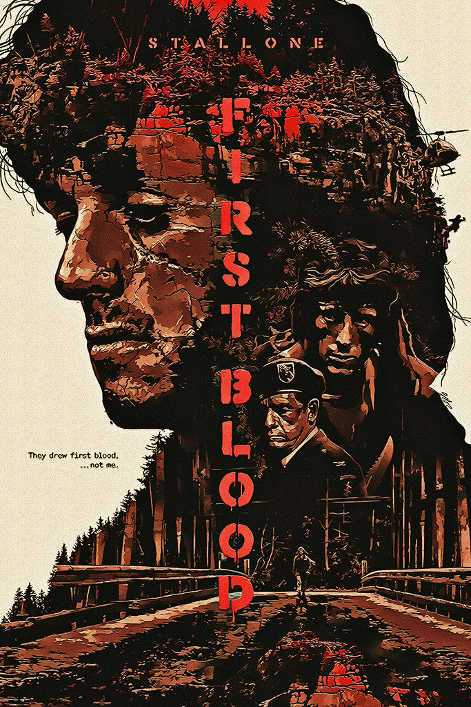 Rambo First Blood Poster