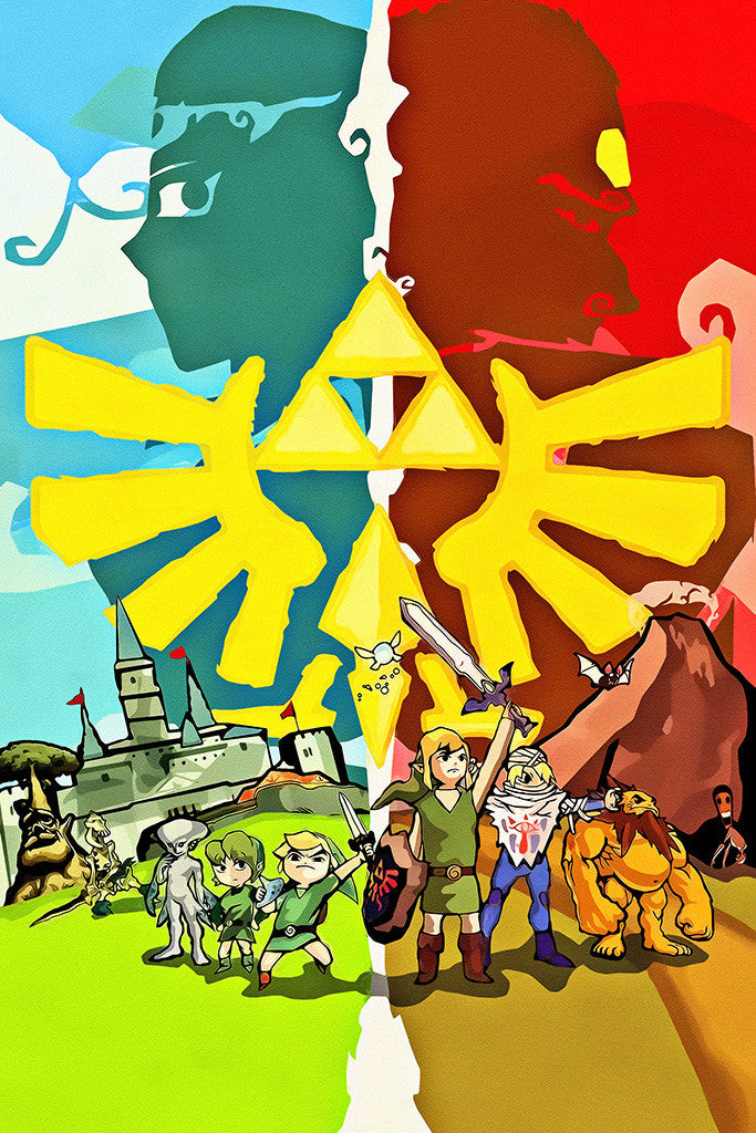 Zelda – Songs of the Ocarina Poster - Videogamesnewyork