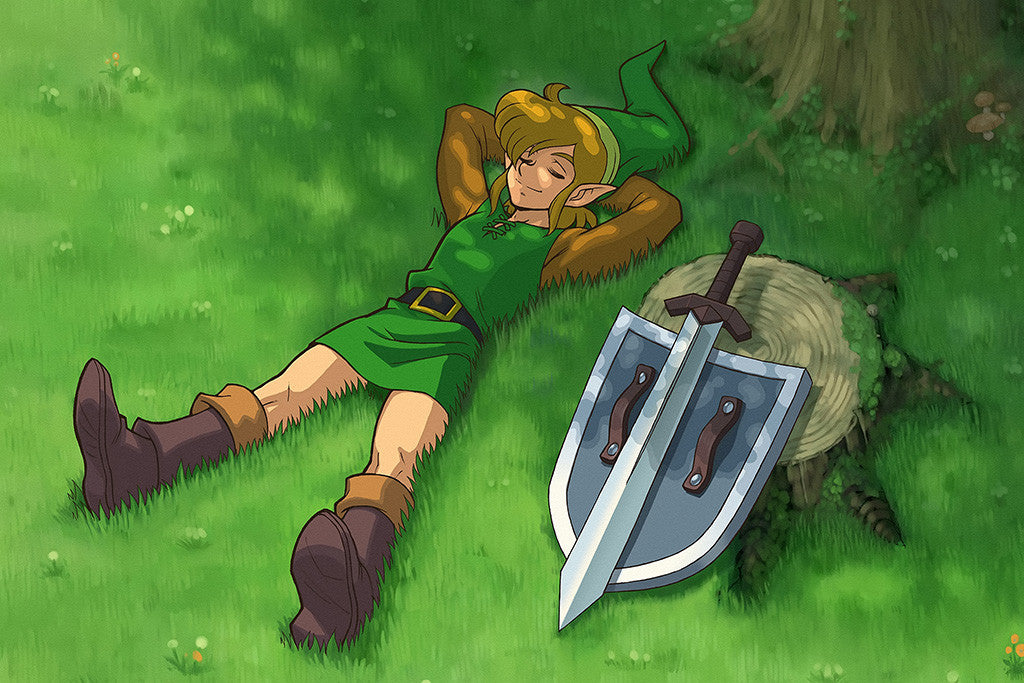 The Legend of Zelda Link Poster