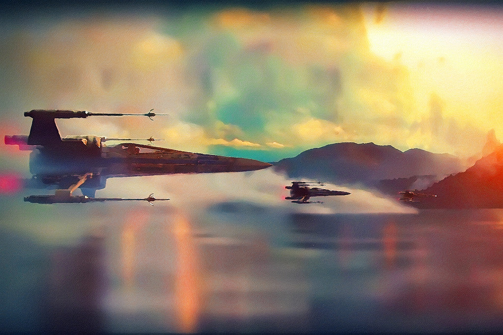 Star Wars 7 The Force Awakens Game Art Poster