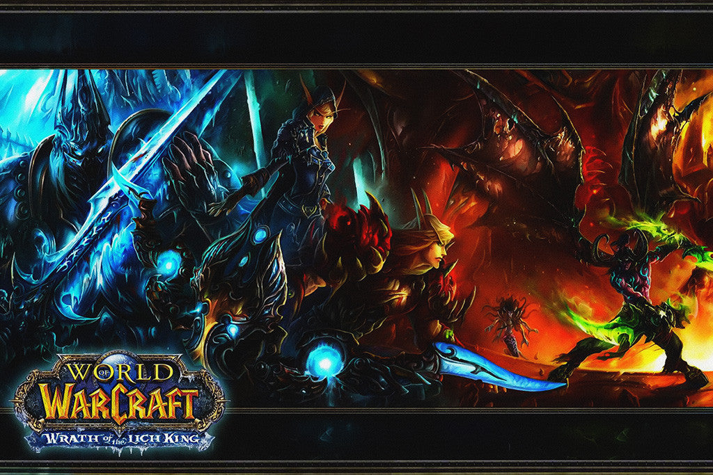 World of Warcraft Wrath of the Lich King Poster