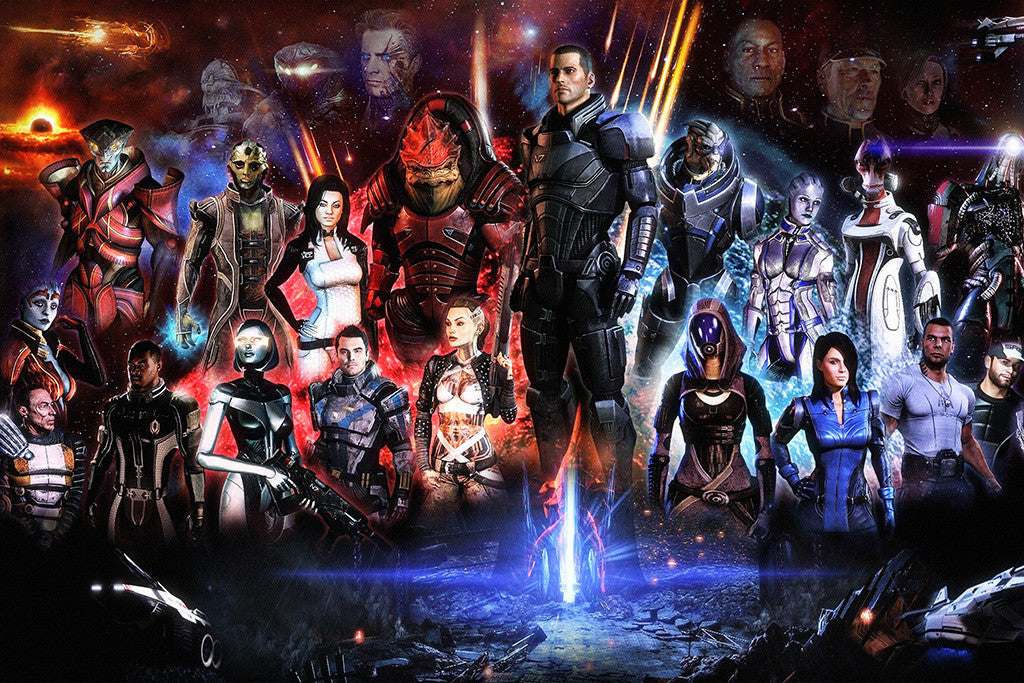 New Mass Effect 3 Characters Poster