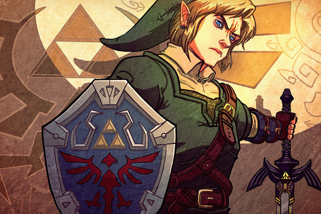 The Legend of Zelda Game Art Poster