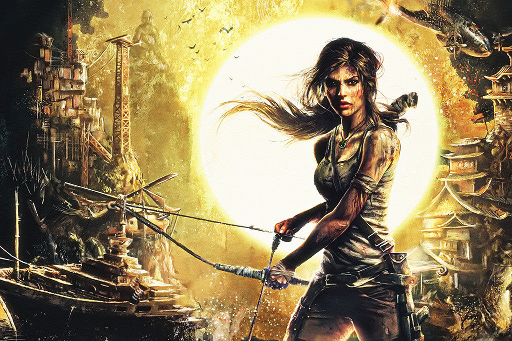 Lara Croft Rise Of The Tomb Raider Poster