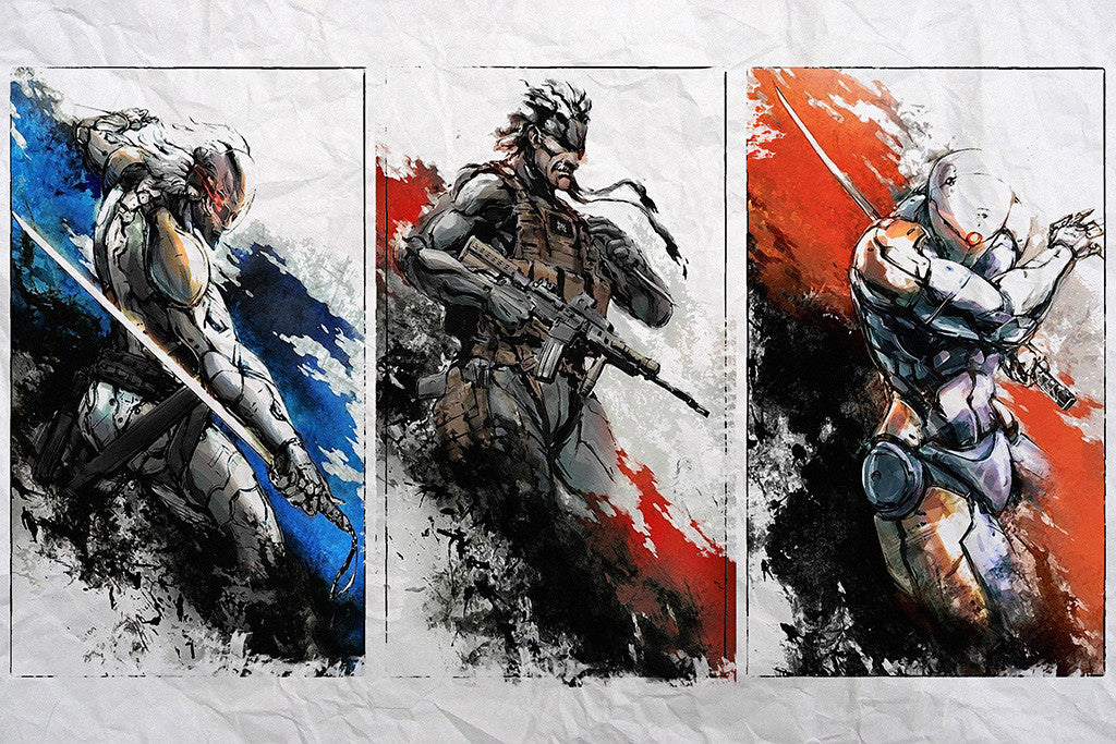 metal gear solid wall art Metal Gear Solid 5 Game Art Poster