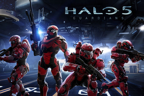 HALO 5 Guardians Game Art Poster – My Hot Posters