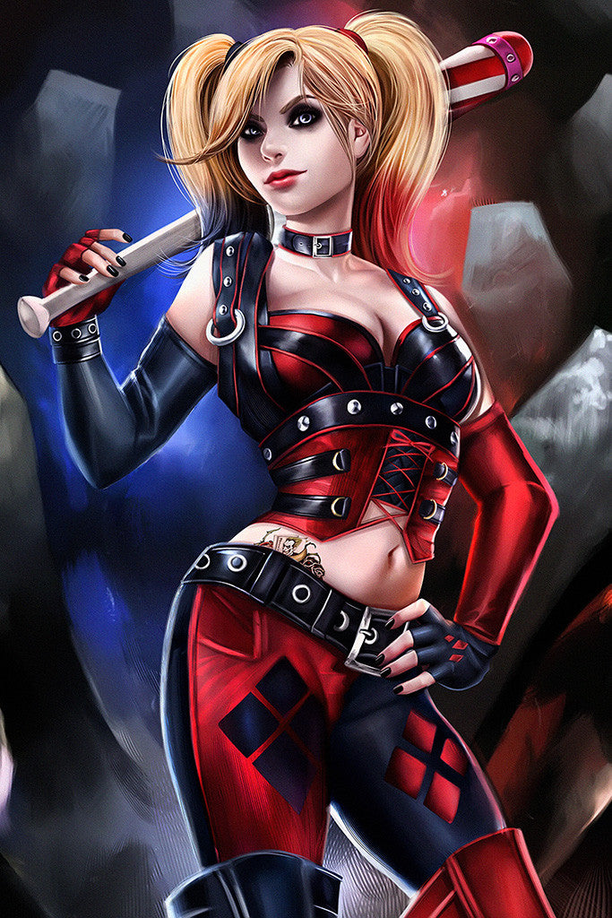 Batman Harley Quinn Art Poster – My Hot Posters