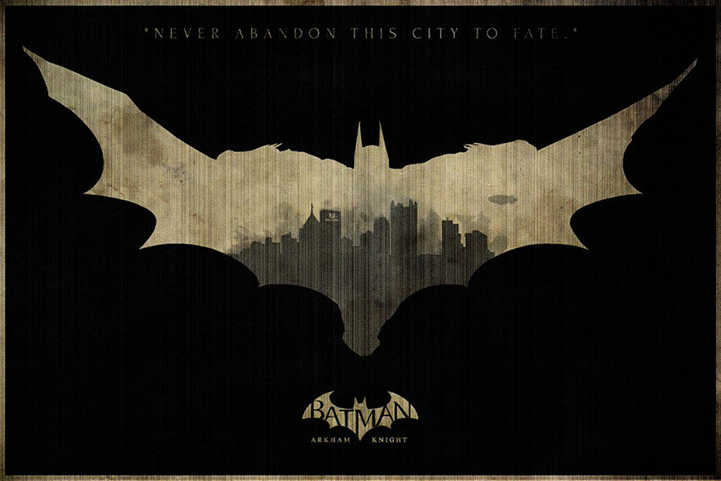 Batman Arkham Knight Logo Poster