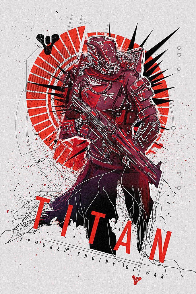 Destiny Titan Poster