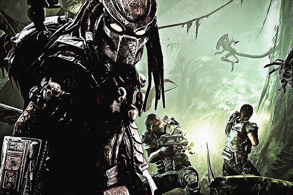 alien vs predator game poster