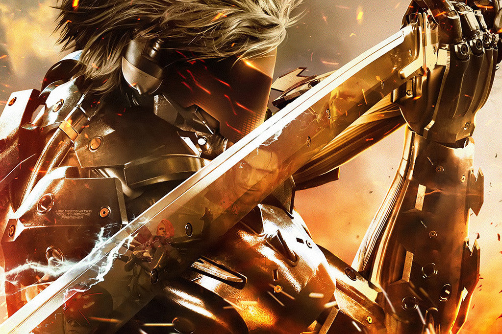 metal gear rising poster Metal Gear Rising Revengeance Poster