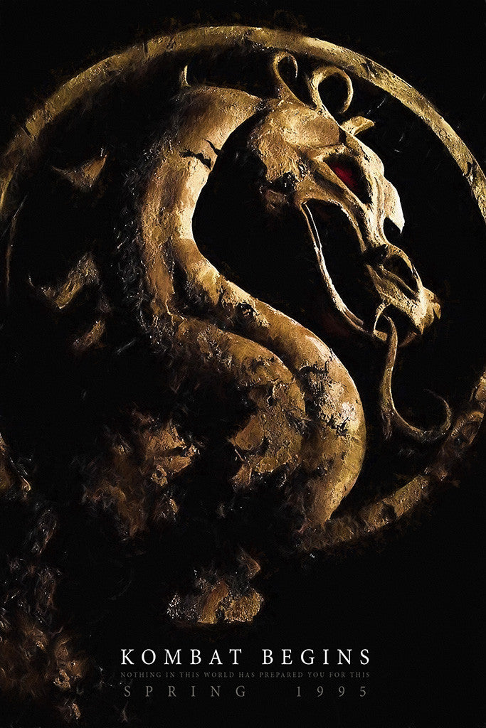 Mortal Kombat Dragon Logo Poster