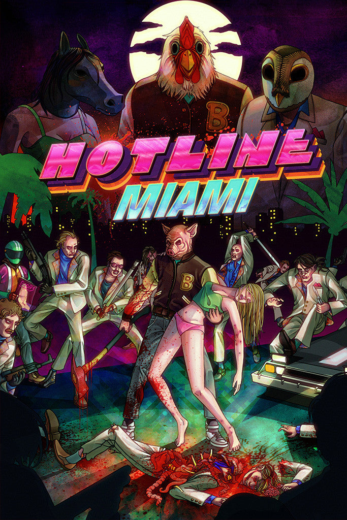 Hotline Miami All Characters Poster