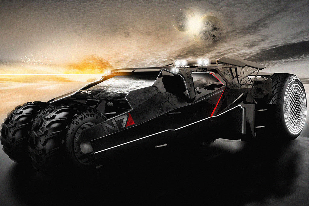 Mass Effect Car Poster