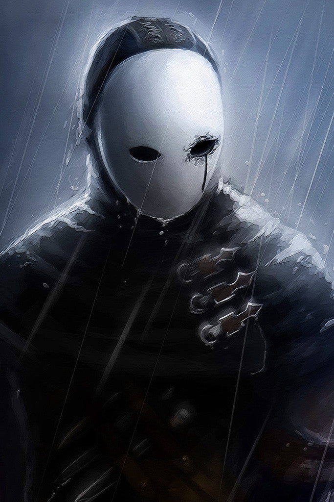 Dark Souls 2 Mask Poster