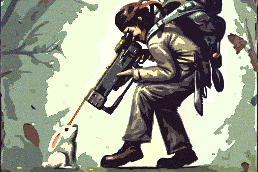 Fallout 4 Rabbit Poster