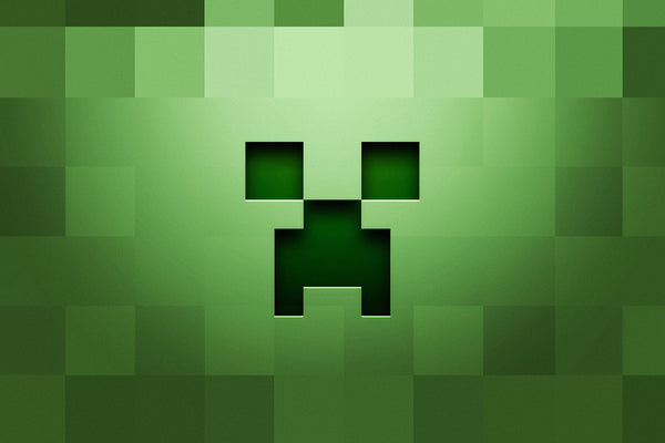 Minecraft Creeper Logo Poster – My Hot Posters