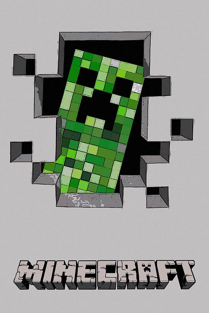 Creeper Minecraft Poster