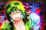 Minecraft Creeper Girl Anime Poster