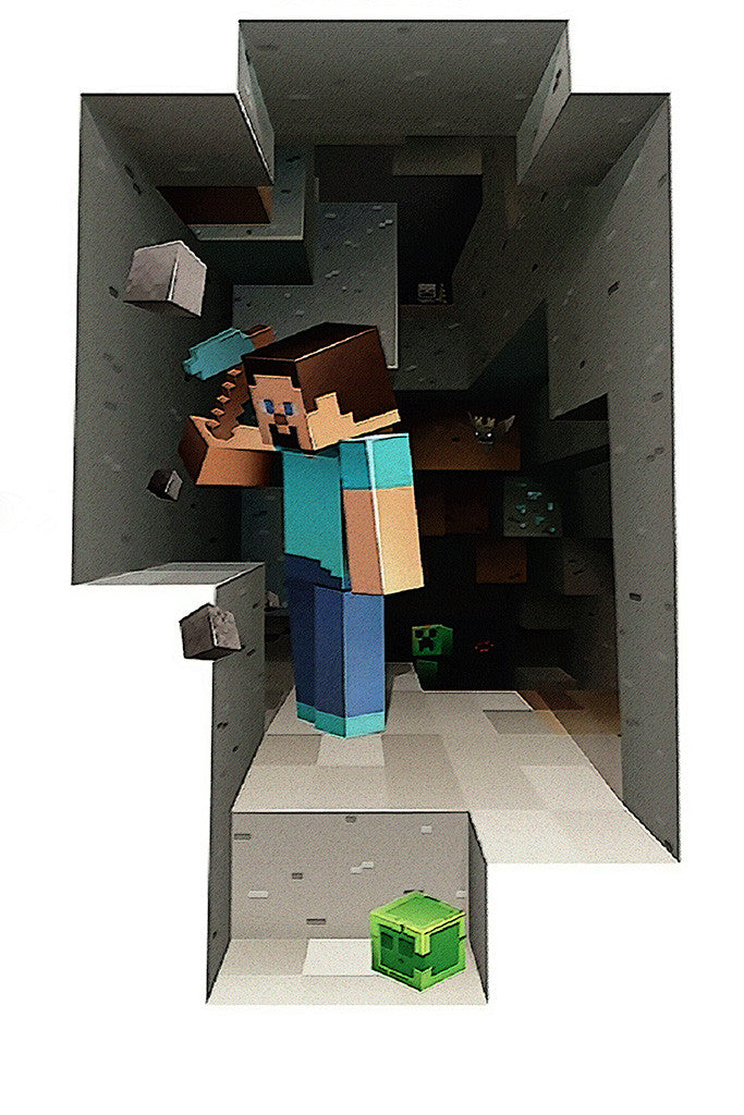 Minecraft Steve Post Minecraft Steve Poster – My Hot Posters