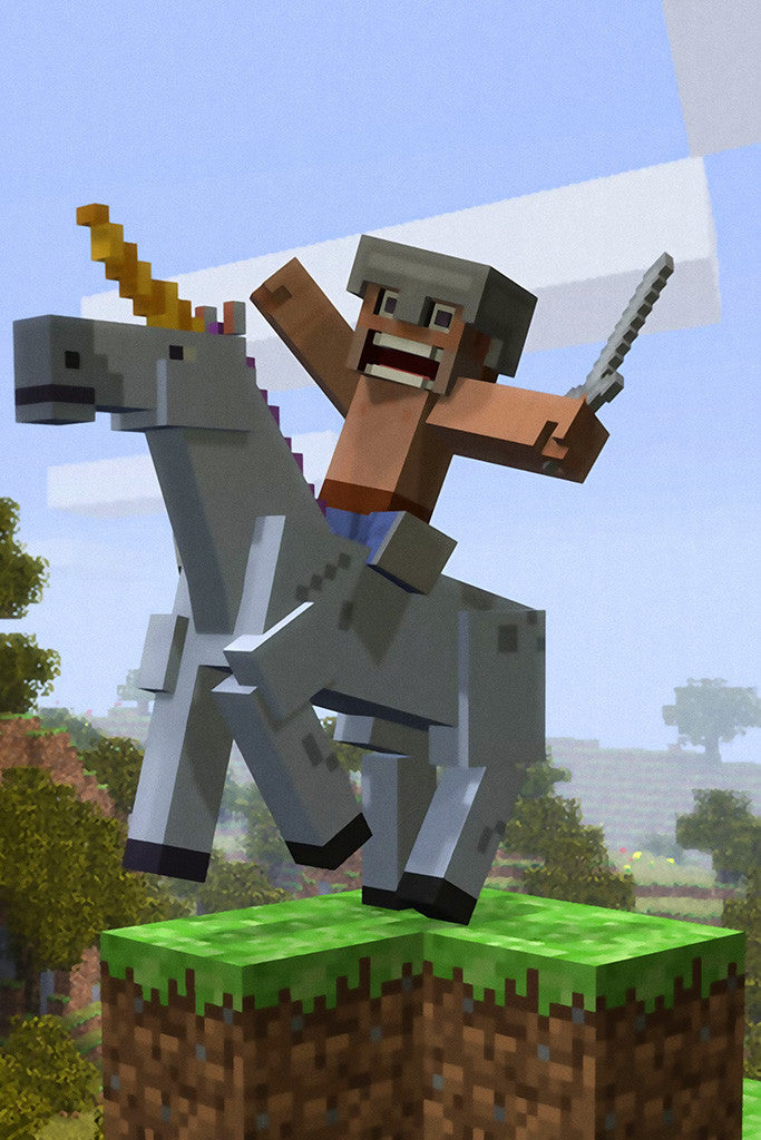 Minecraft Horse Poster