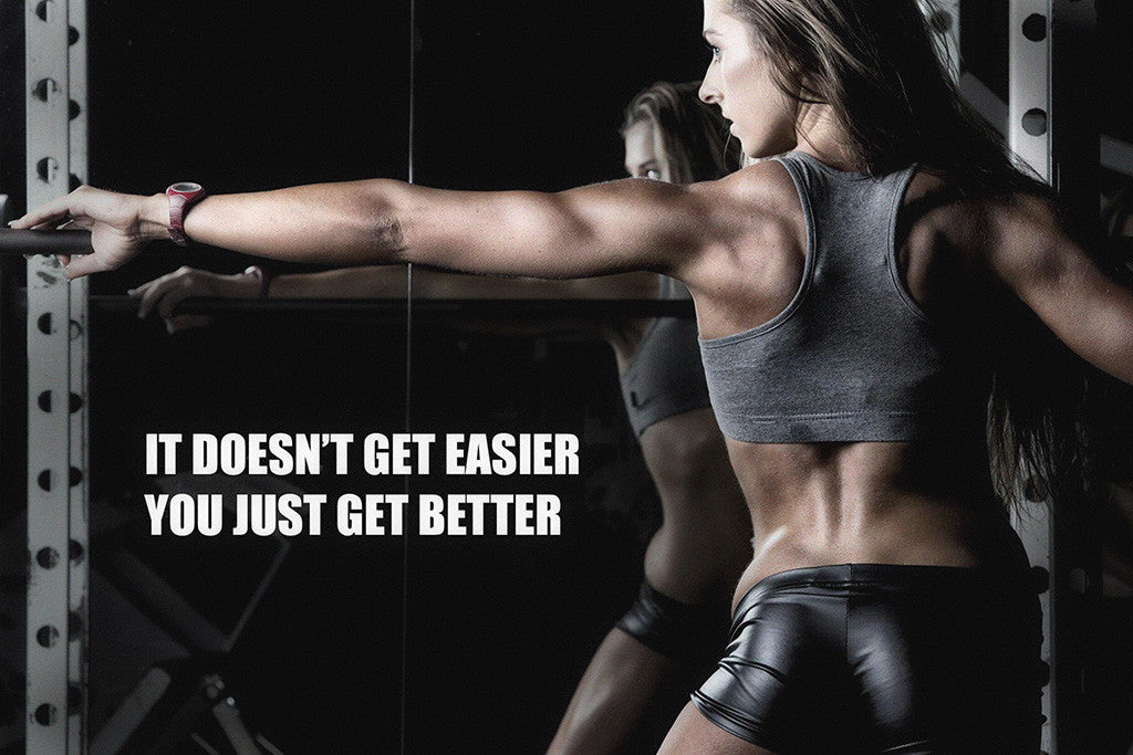 Get Better Bodybuilding Motivational Poster