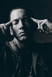 Eminem Black and White Toned Poster