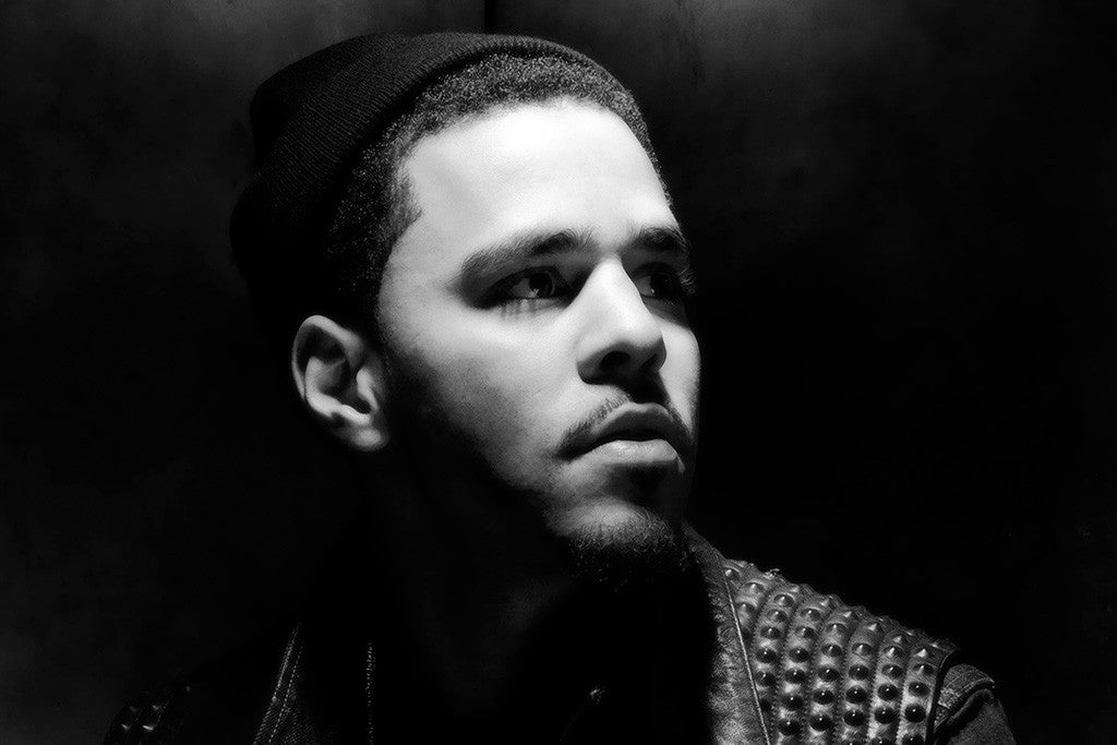 J Cole Black And White