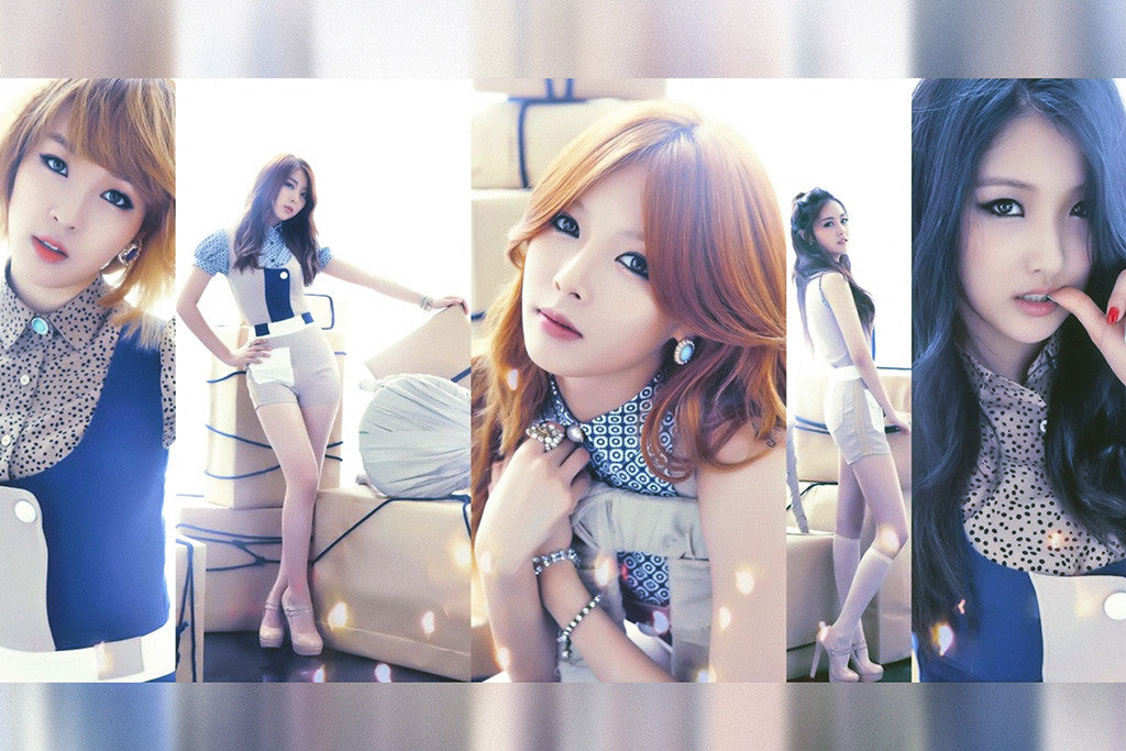 4Minute Girls Kpop Poster
