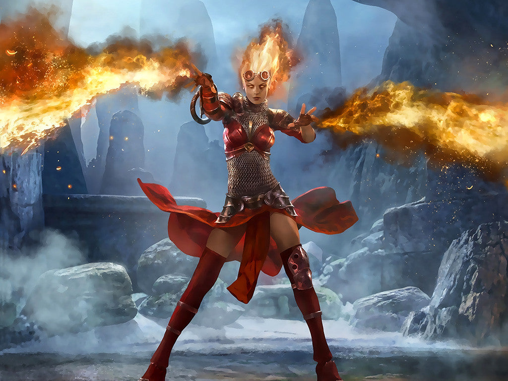 hottest mtg card art Magic The Gathering MTG Chandra Poster – My Hot Posters