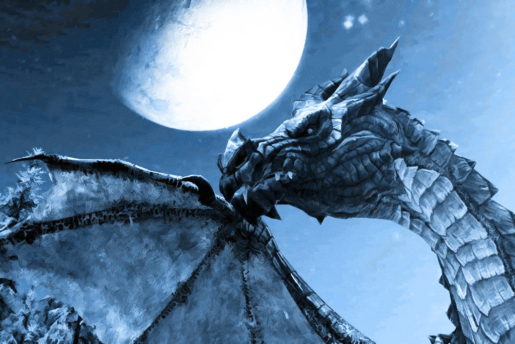Skyrim Dragon Poster