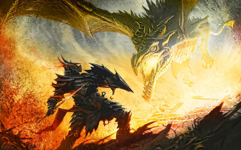 Skyrim Dragon The Elder Scrolls V 5 Poster
