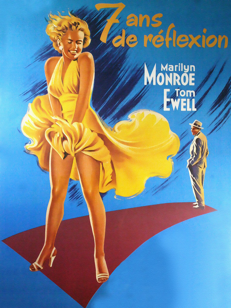 Marilyn Monroe 7 Year Itch Color Poster